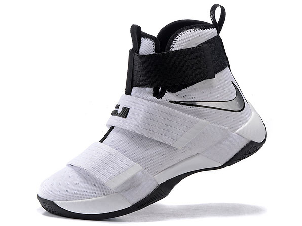 Nike Lebron Soldier 10 White Black On Sale